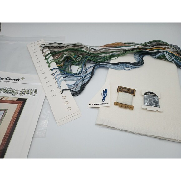 Stoney Creek Counted Cross Stitch Complete Kit Hardly Working (RV) Blue Jay - Picture 3 of 5
